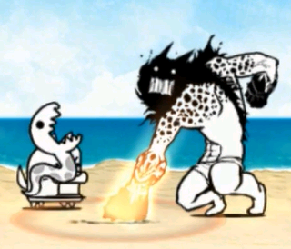 にゃんこ大戦争 キャラ図鑑 狂乱の巨神ネコ …
